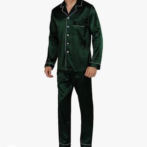 Green Silk Pajamas